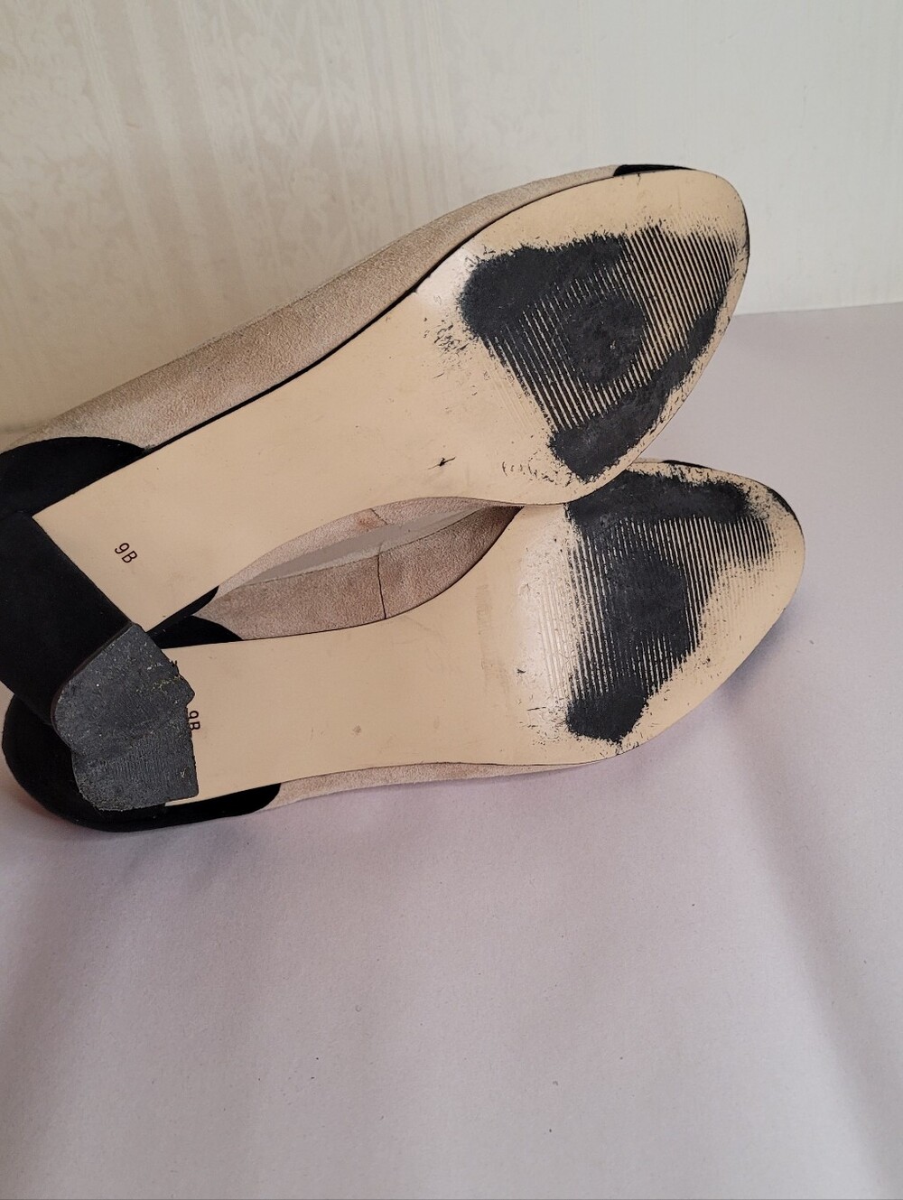 Talbots Suede Colorblock Pumps - Picture 10 of 11